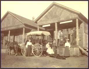 Mail Cart at Conifer P.O.
